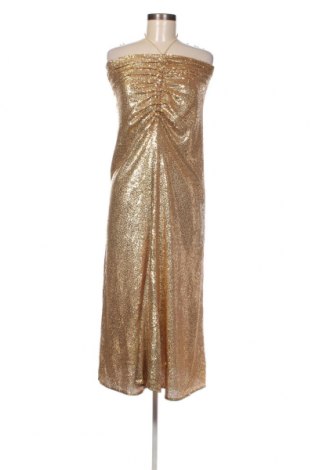 Φόρεμα Patrizia Pepe, Μέγεθος S, Χρώμα Χρυσαφί, Τιμή 105,67 €