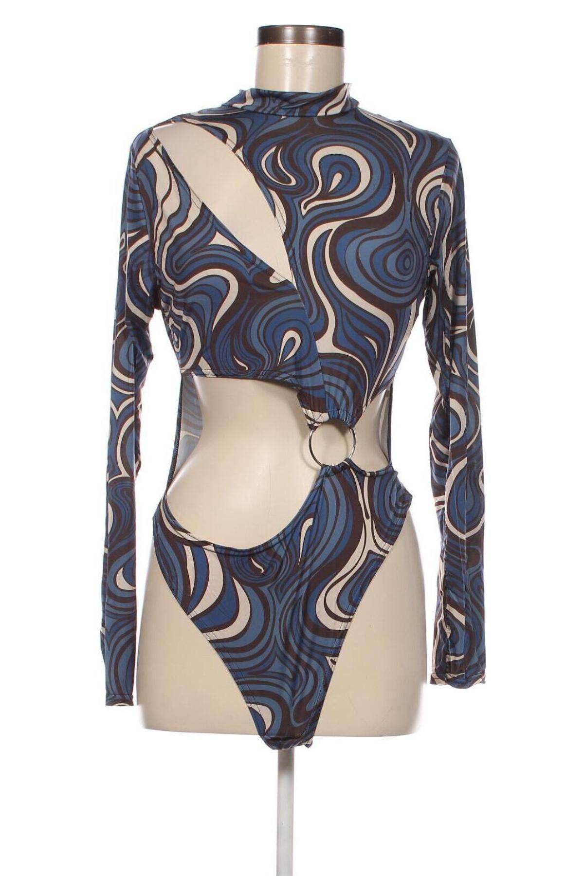 Дамска блуза - боди Boohoo, Размер L, Цвят Многоцветен, Цена 23,25 лв.