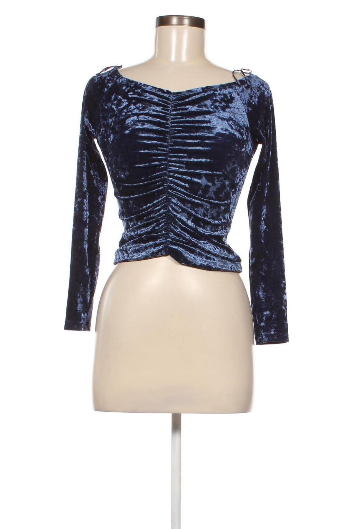 Γυναικεία μπλούζα Bik Bok, Μέγεθος XS, Χρώμα Μπλέ, Τιμή 4,70 €