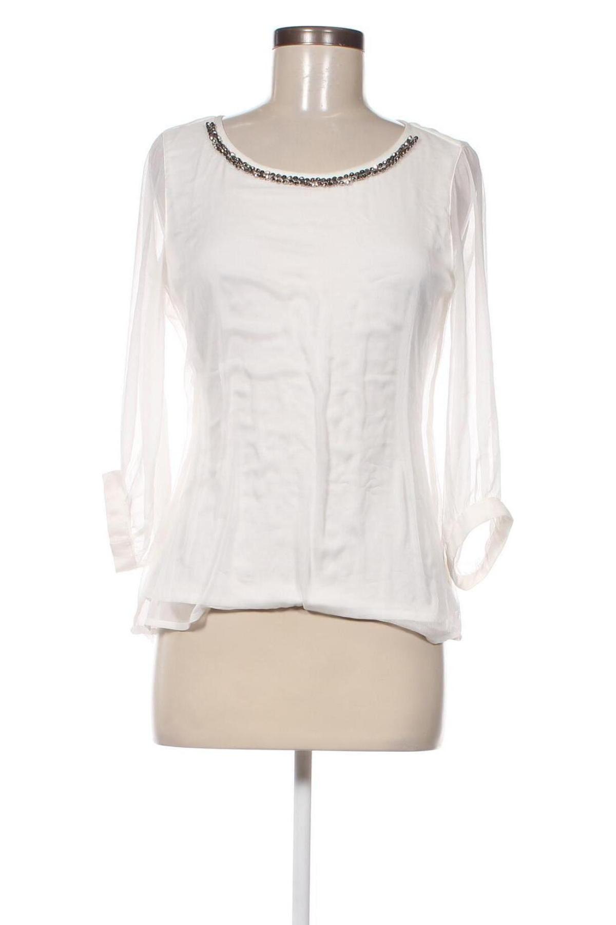 Γυναικεία μπλούζα Comma,, Μέγεθος S, Χρώμα Λευκό, Τιμή 21,03 €