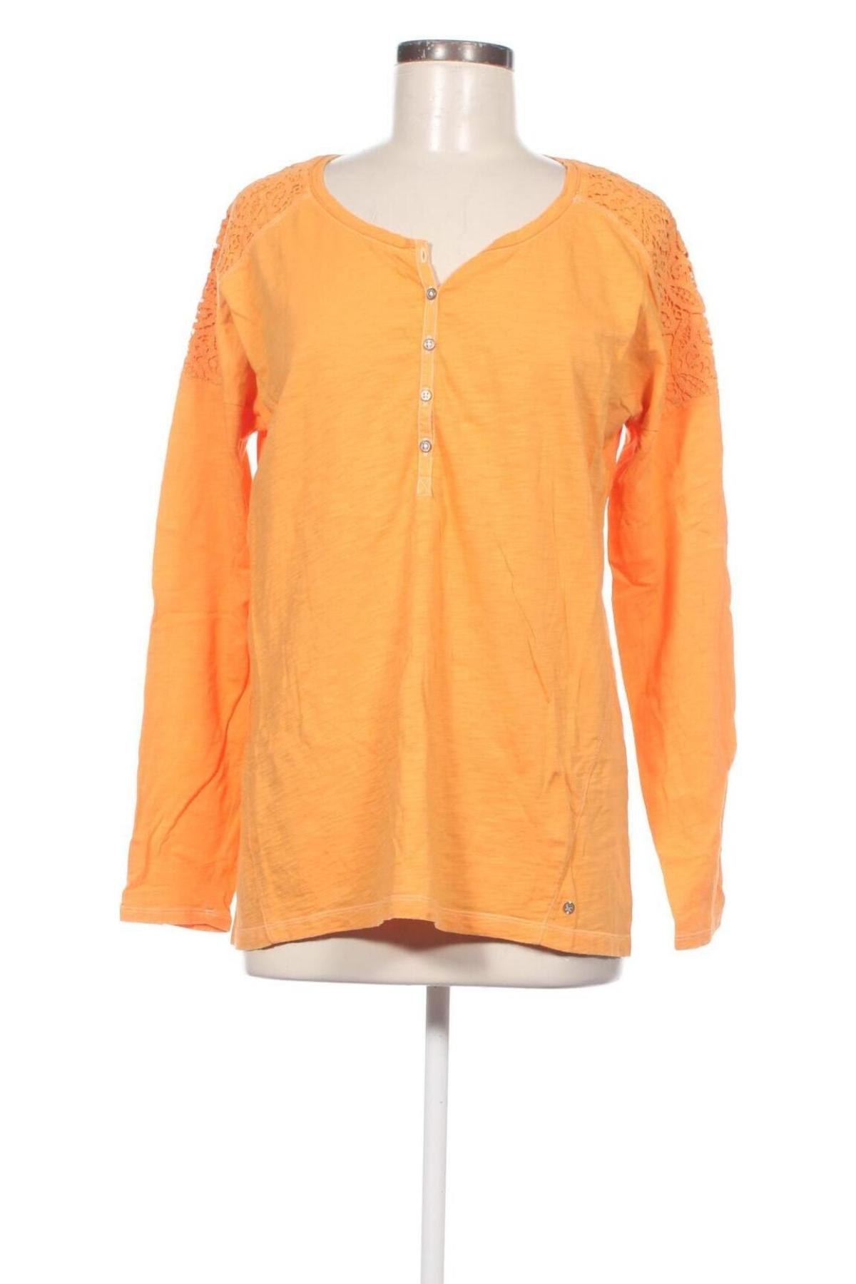 Дамска блуза Eddie Bauer, Размер L, Цвят Оранжев, Цена 16,32 лв.