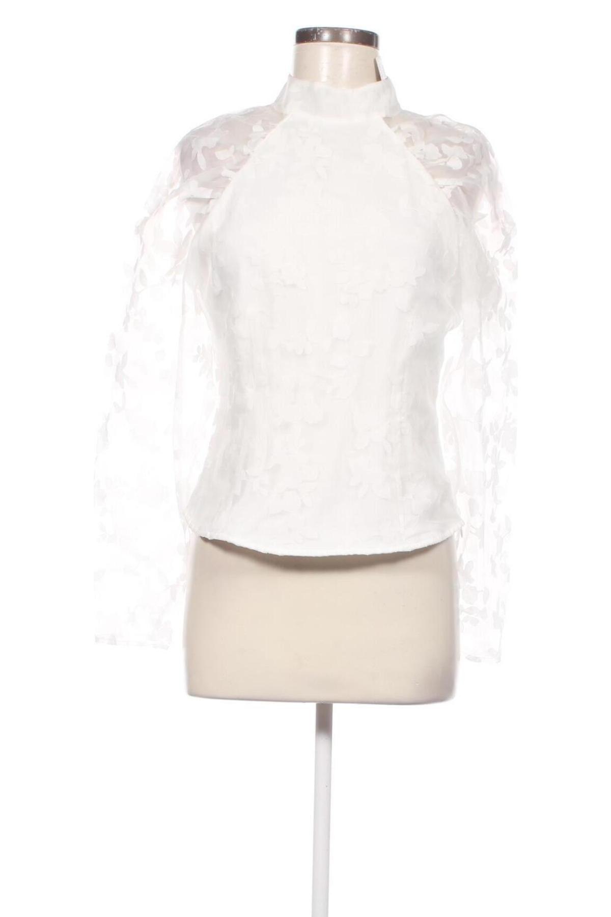 Damen Shirt Gina Tricot, Größe M, Farbe Weiß, Preis 17,03 €