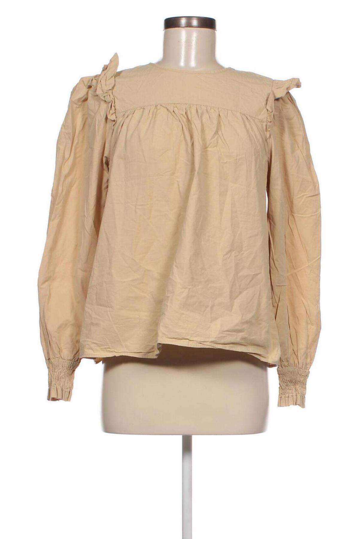 Damen Shirt H&M, Größe S, Farbe Beige, Preis 1,98 €