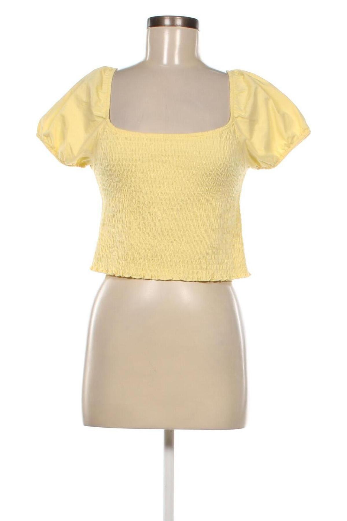 Дамска блуза Hollister, Размер XL, Цвят Жълт, Цена 10,80 лв.