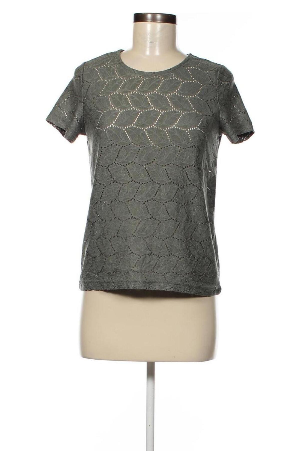 Γυναικεία μπλούζα Jacqueline De Yong, Μέγεθος S, Χρώμα Πράσινο, Τιμή 3,76 €