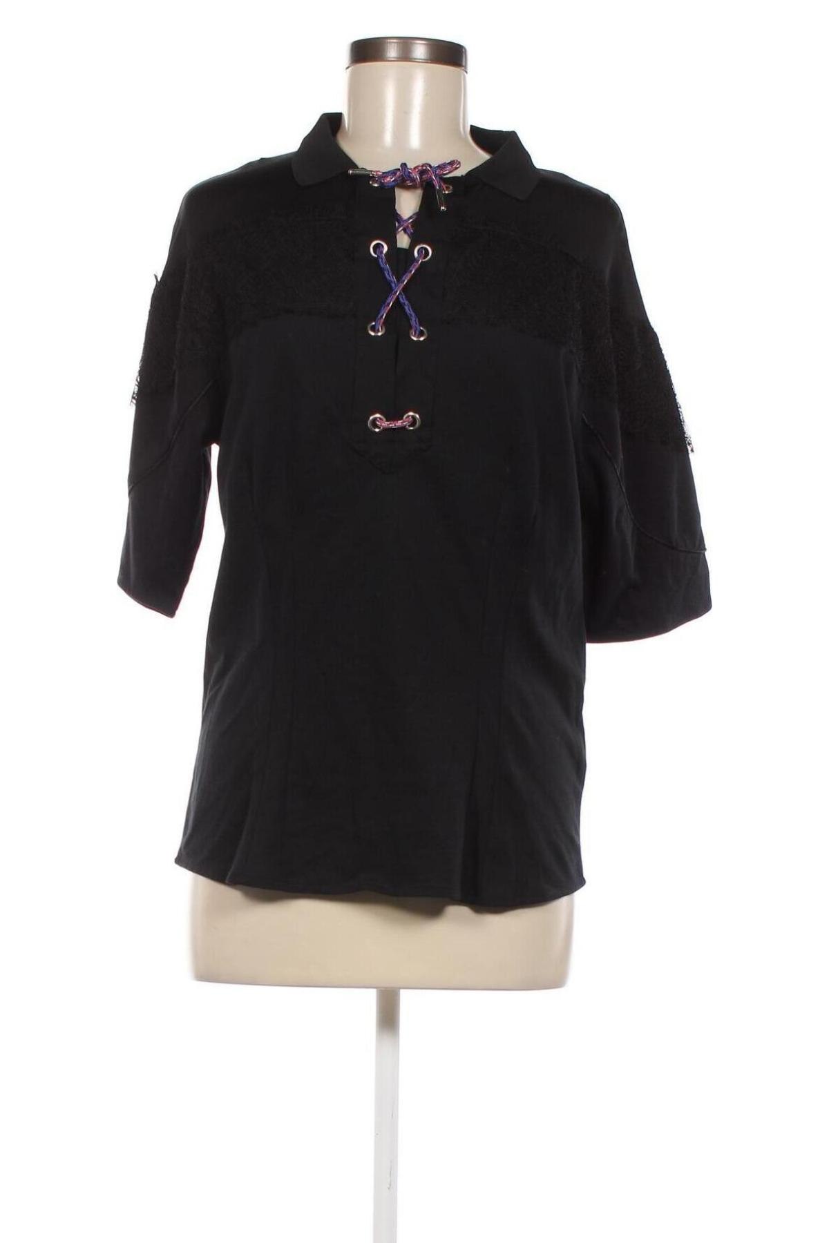 Дамска блуза La Martina, Размер M, Цвят Черен, Цена 60,00 лв.