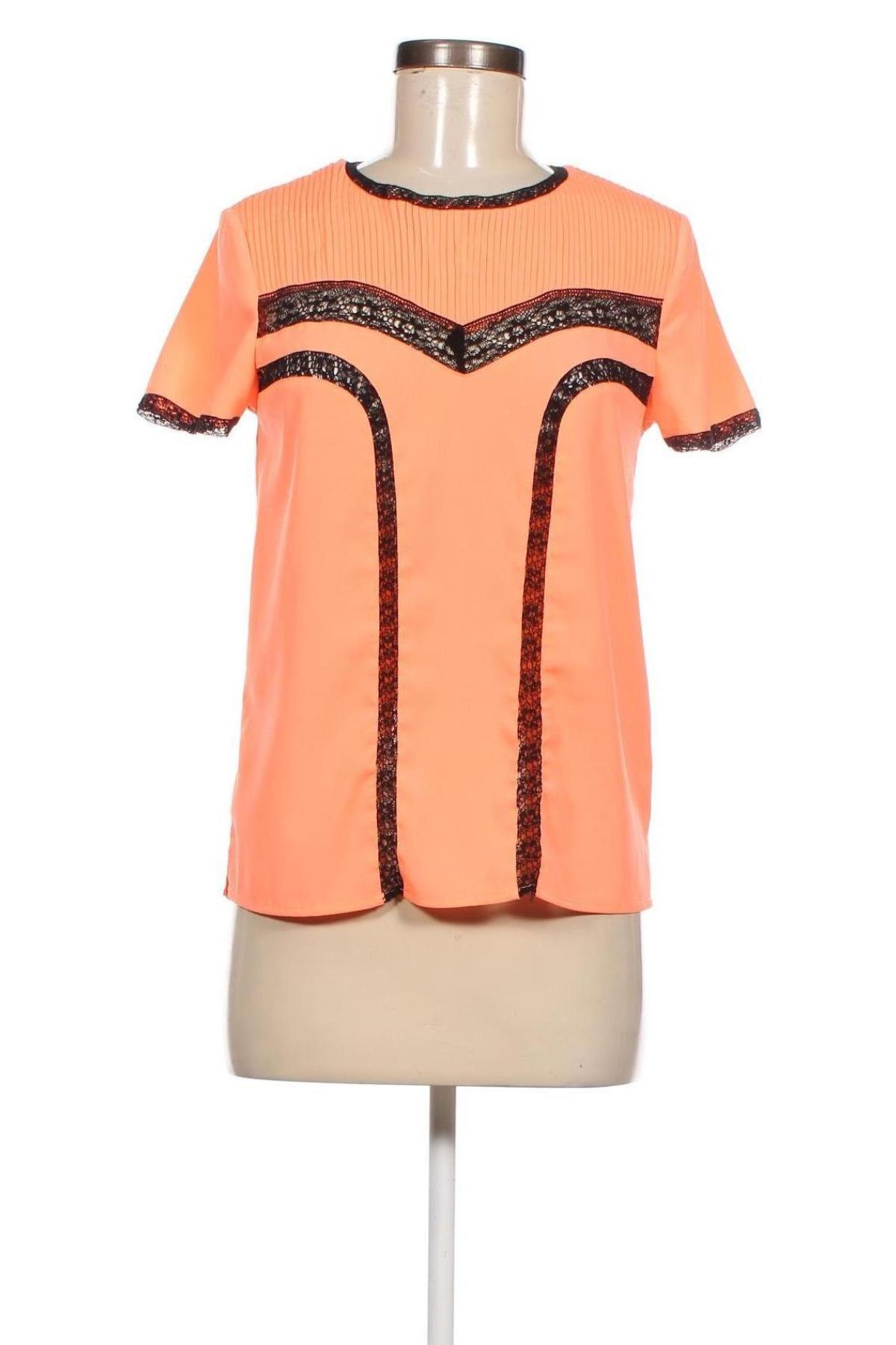 Γυναικεία μπλούζα Maison Scotch, Μέγεθος S, Χρώμα Πορτοκαλί, Τιμή 15,17 €
