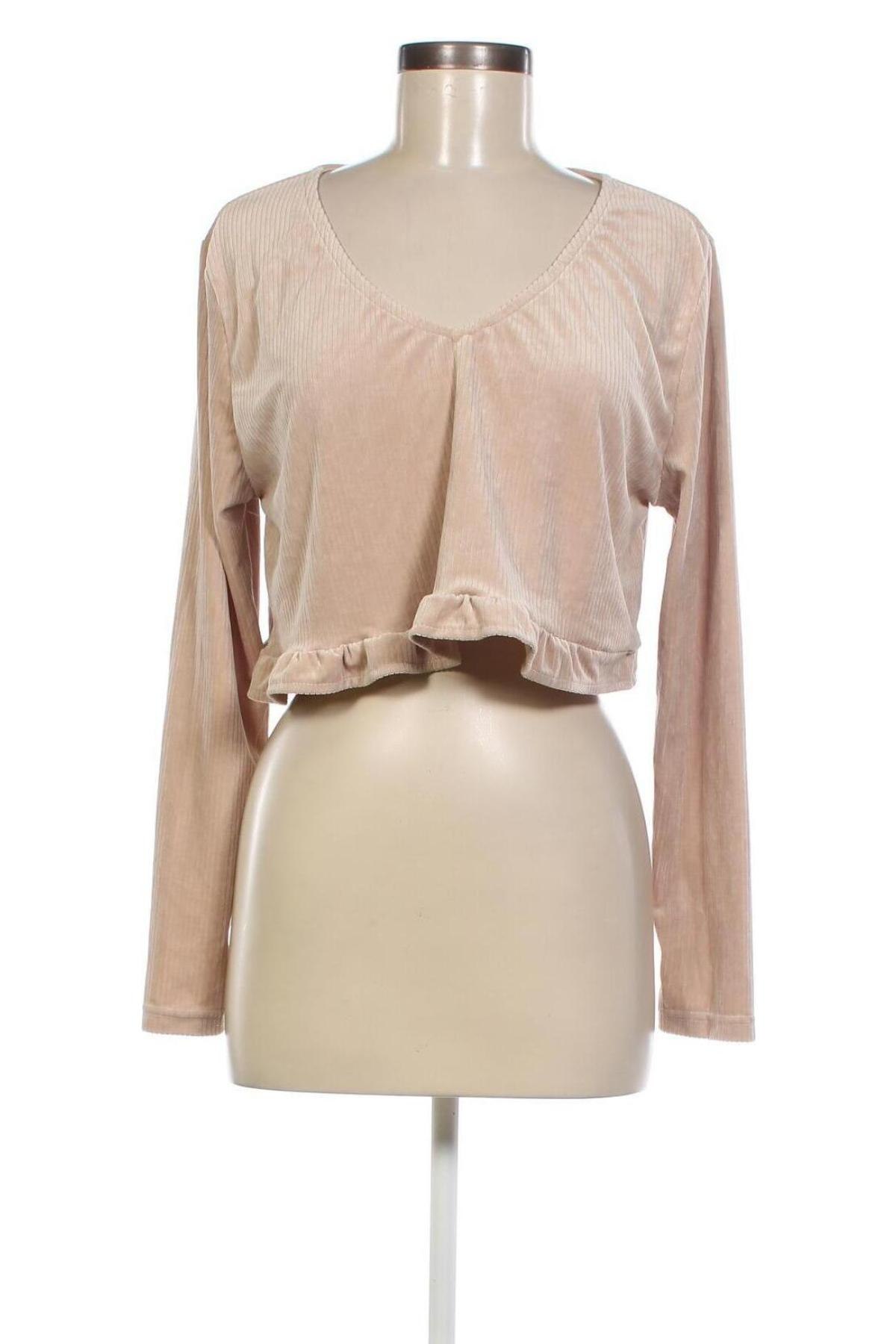 Дамска блуза Miss Selfridge, Размер M, Цвят Бежов, Цена 5,00 лв.