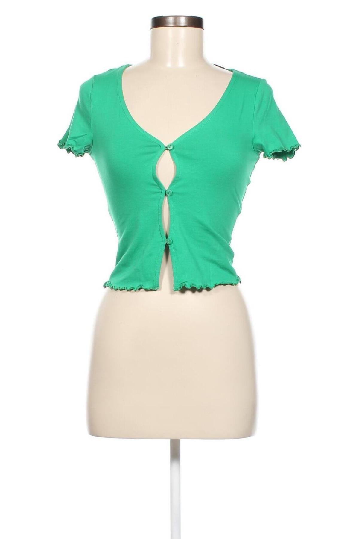 Дамска блуза Monki, Размер S, Цвят Зелен, Цена 15,75 лв.