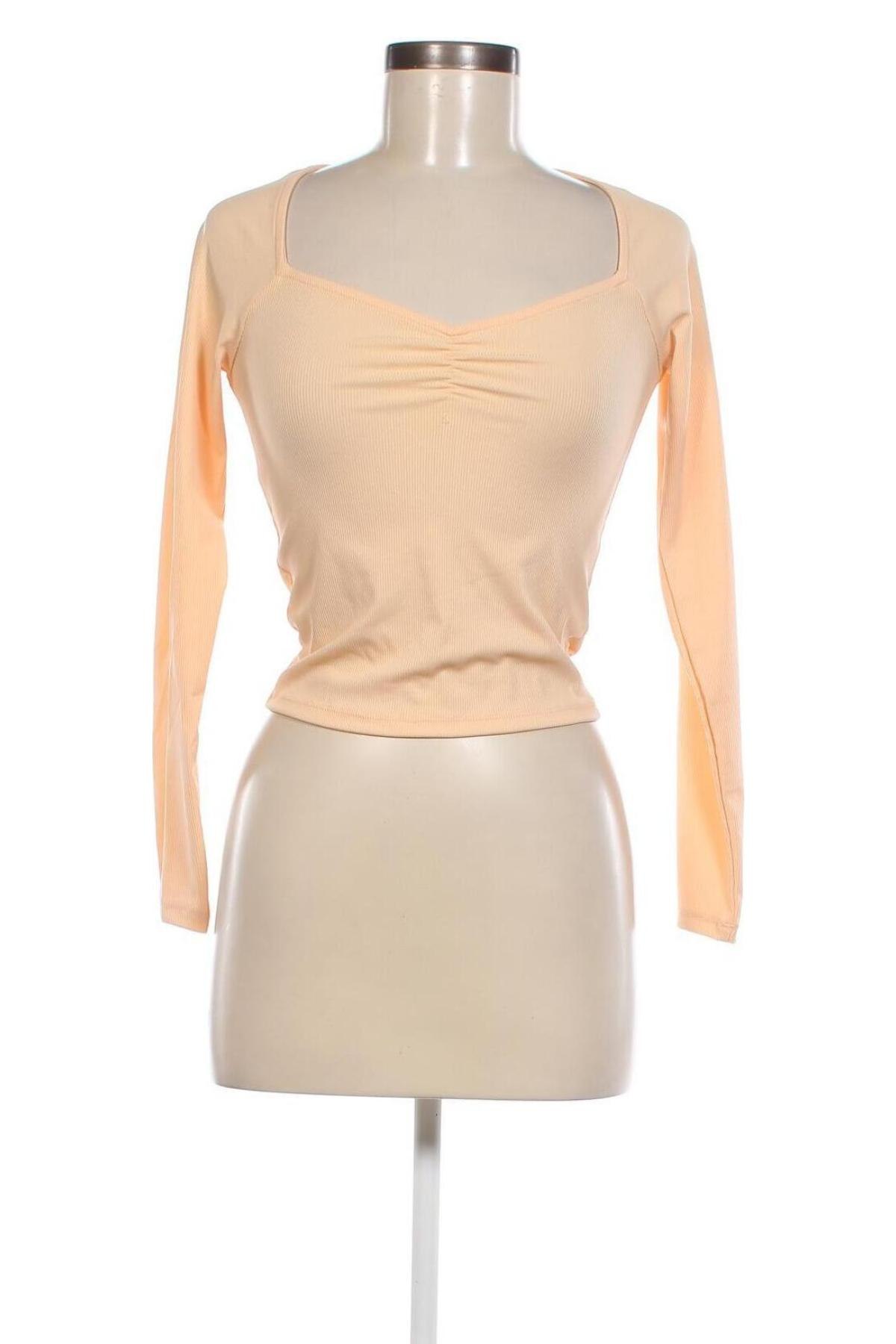 Γυναικεία μπλούζα Monki, Μέγεθος XS, Χρώμα Πορτοκαλί, Τιμή 4,29 €