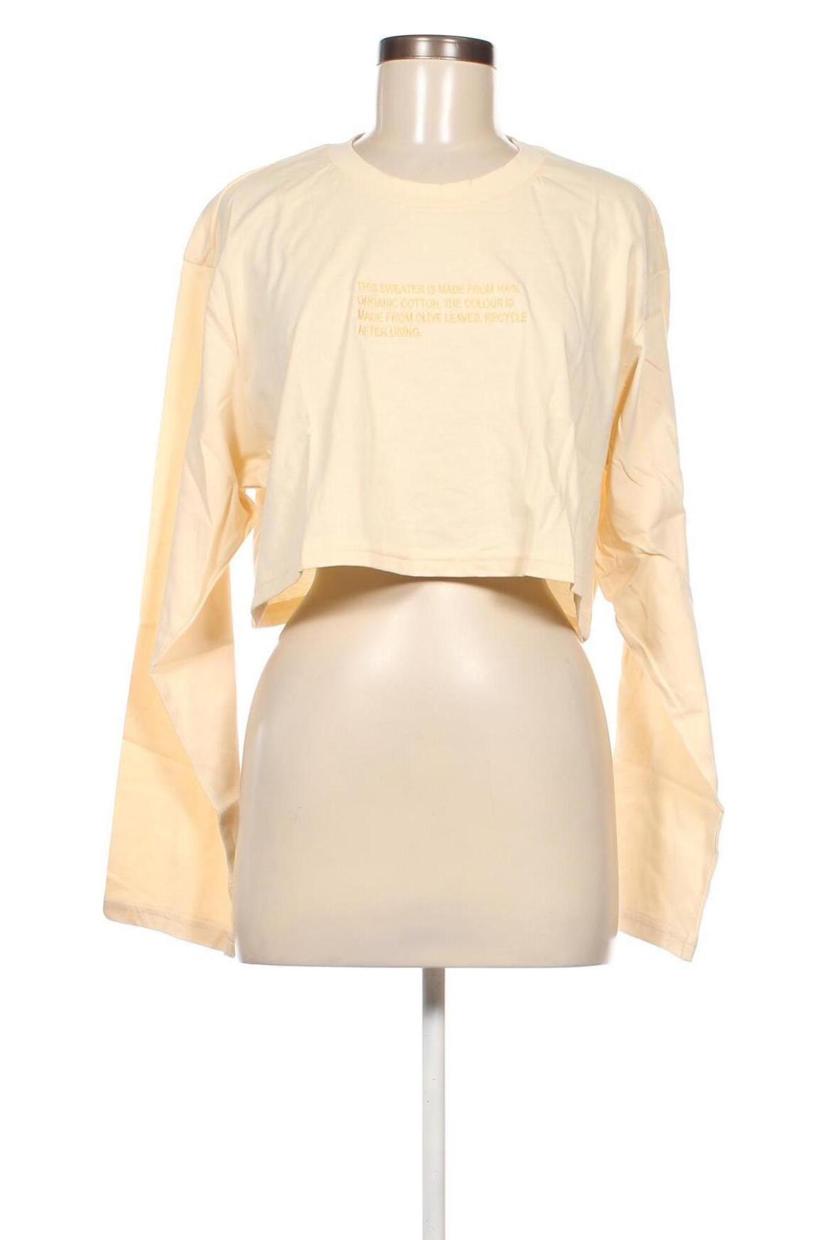 Дамска блуза Monki, Размер L, Цвят Екрю, Цена 8,32 лв.