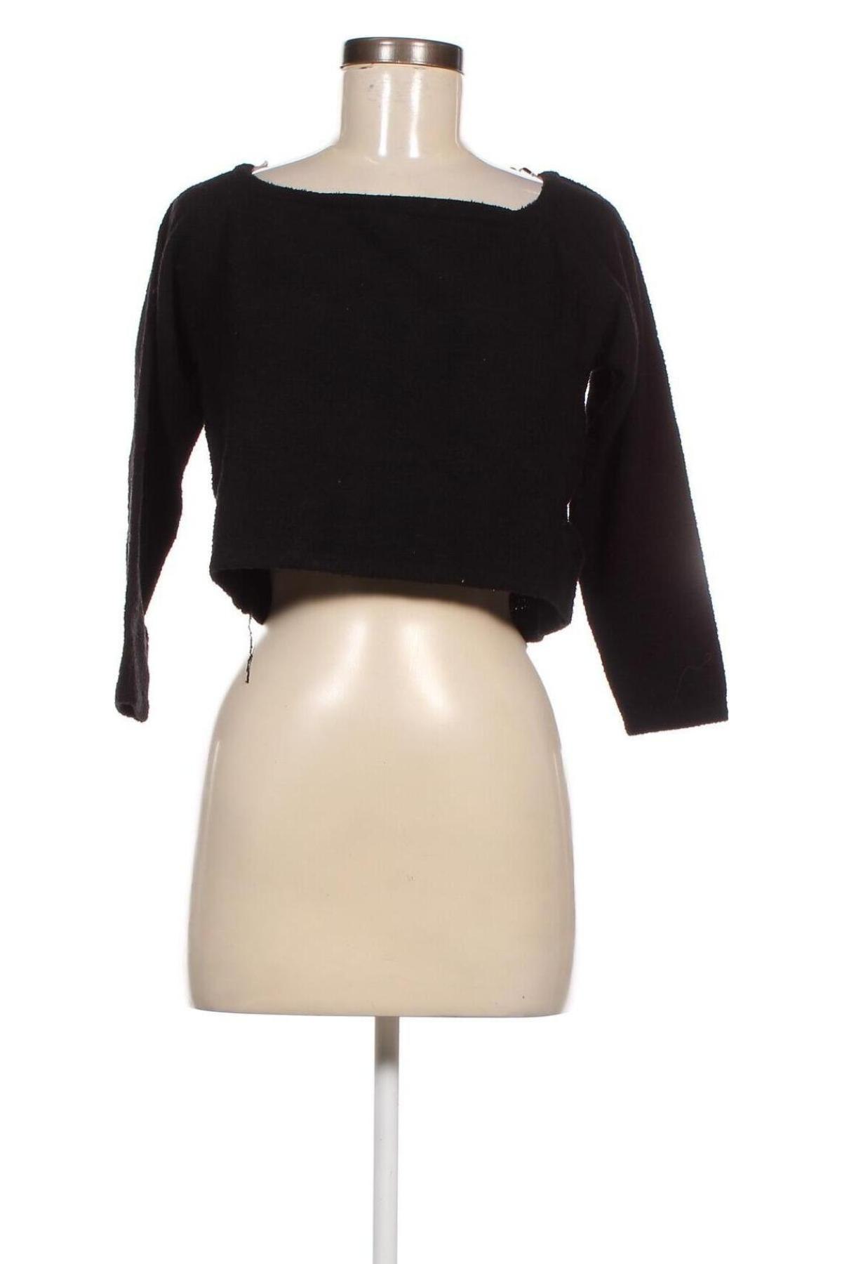 Γυναικεία μπλούζα Monki, Μέγεθος L, Χρώμα Μαύρο, Τιμή 6,43 €
