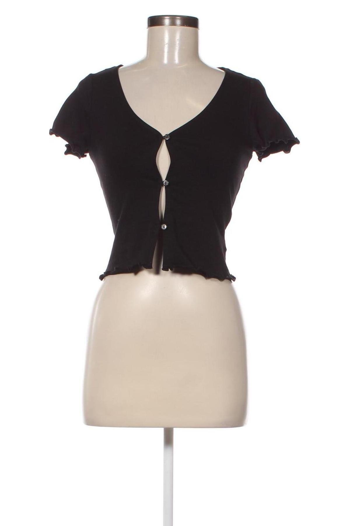 Γυναικεία μπλούζα Monki, Μέγεθος S, Χρώμα Μαύρο, Τιμή 7,57 €