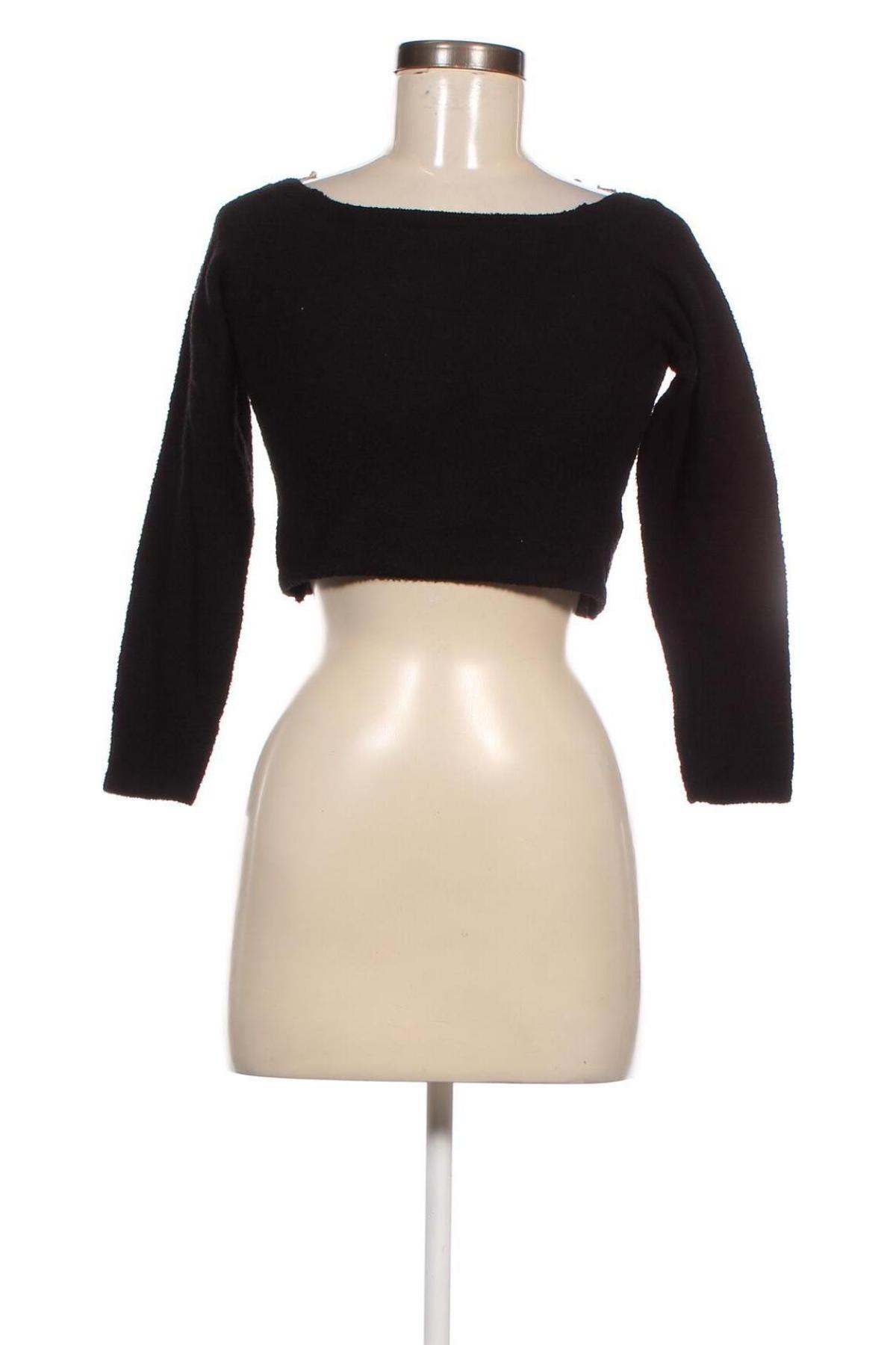 Γυναικεία μπλούζα Monki, Μέγεθος S, Χρώμα Μαύρο, Τιμή 6,43 €