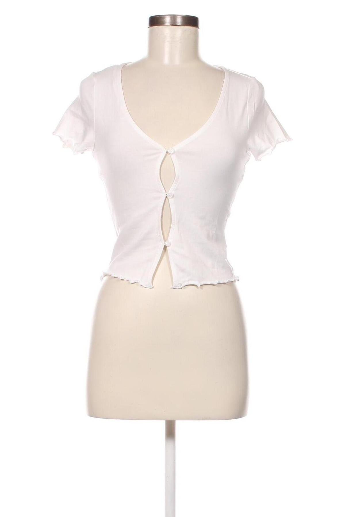Γυναικεία μπλούζα Monki, Μέγεθος S, Χρώμα Λευκό, Τιμή 8,01 €