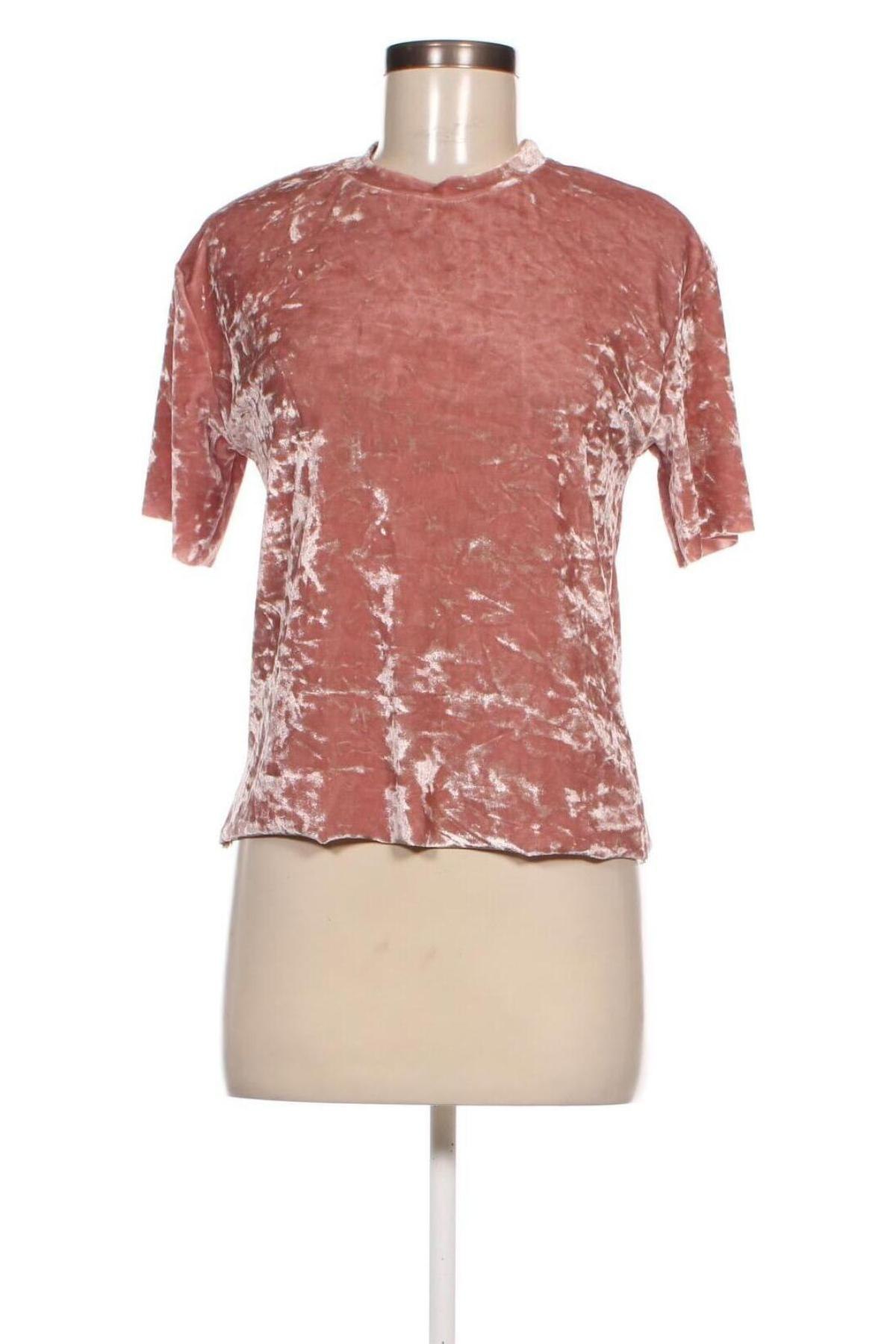 Γυναικεία μπλούζα Pull&Bear, Μέγεθος S, Χρώμα Σάπιο μήλο, Τιμή 3,53 €