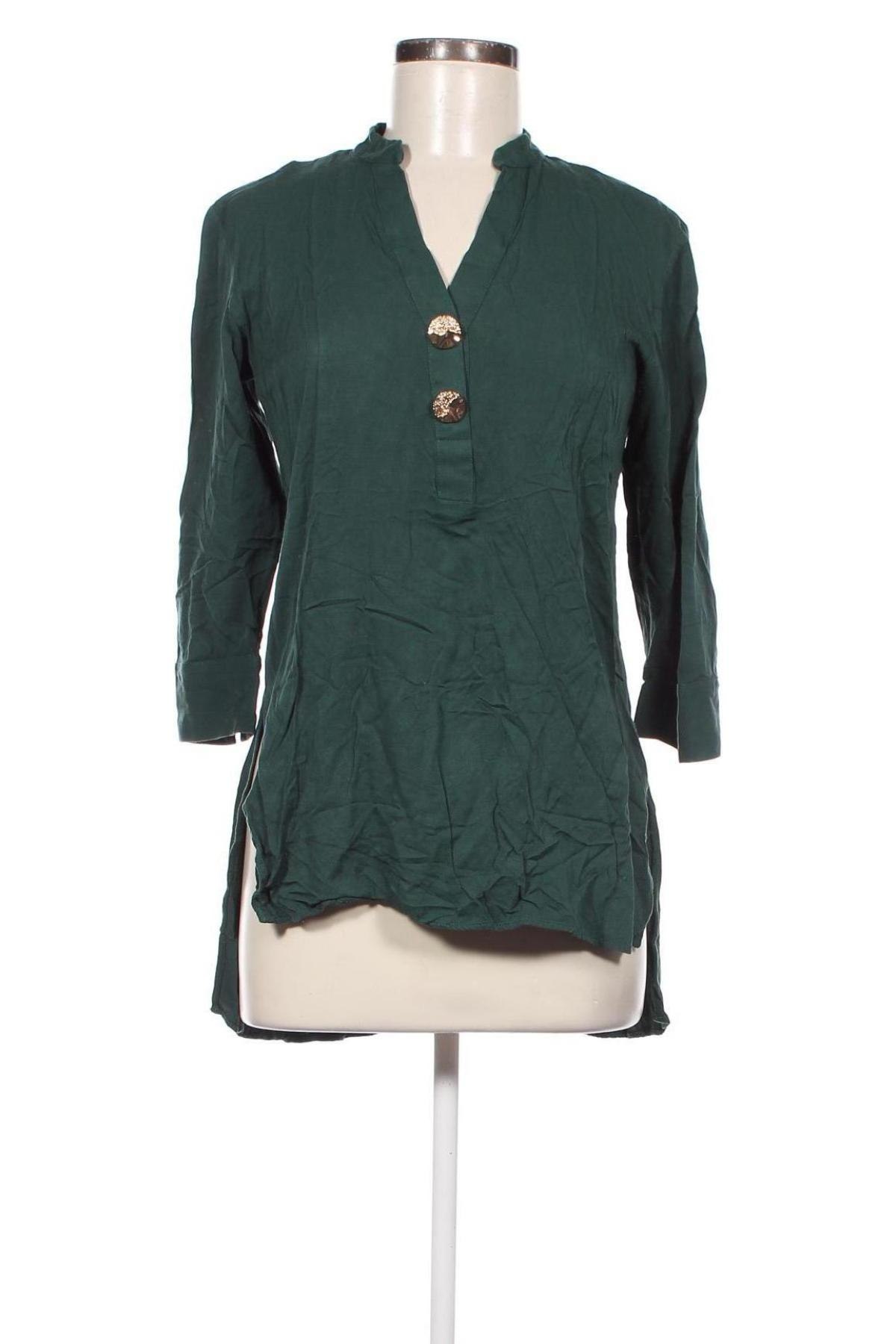 Γυναικεία μπλούζα Reserved, Μέγεθος S, Χρώμα Πράσινο, Τιμή 3,60 €