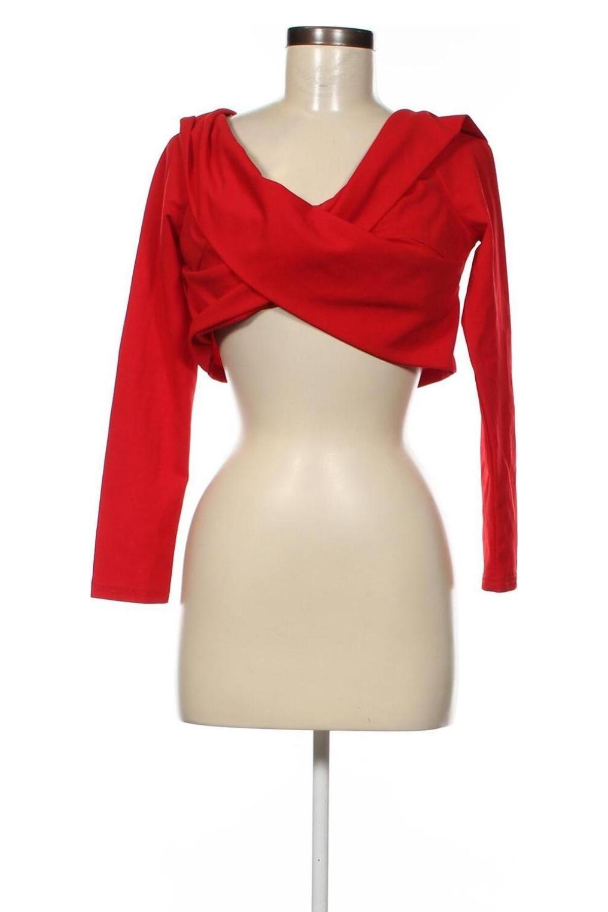 Дамска блуза SHEIN, Размер L, Цвят Червен, Цена 4,37 лв.