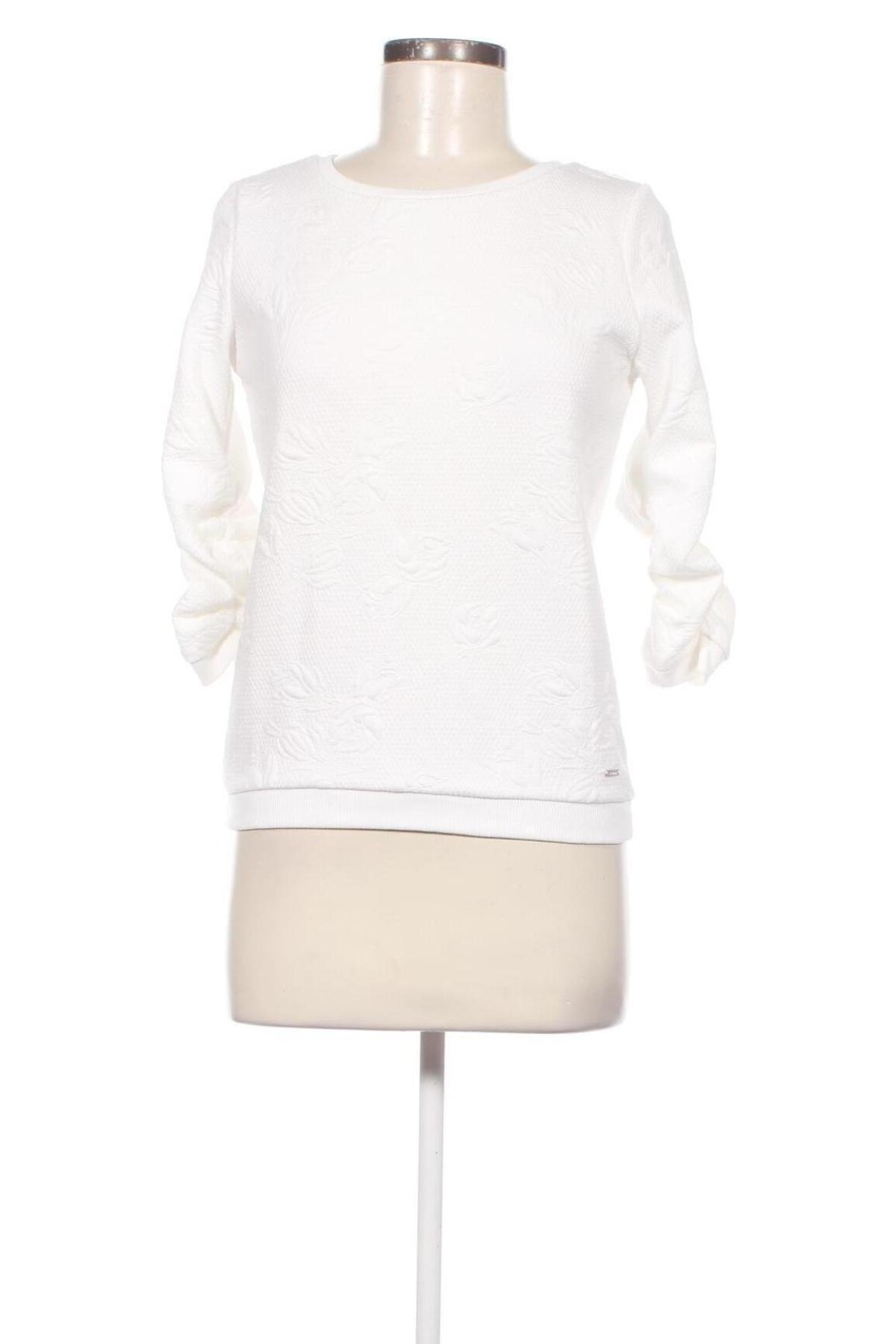 Γυναικεία μπλούζα Tom Tailor, Μέγεθος XS, Χρώμα Λευκό, Τιμή 14,85 €