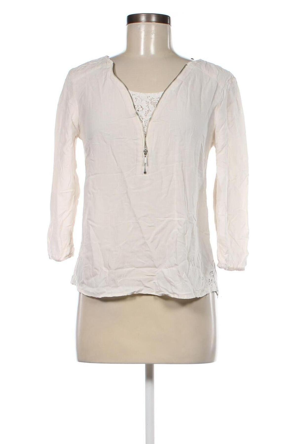 Дамска блуза Tom Tailor, Размер XS, Цвят Екрю, Цена 24,00 лв.