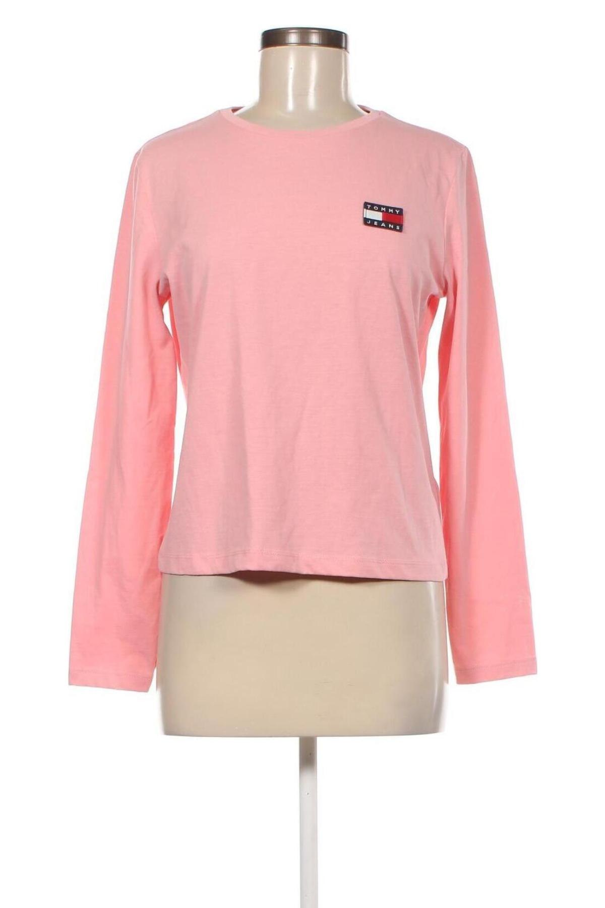 Дамска блуза Tommy Jeans, Размер M, Цвят Розов, Цена 54,00 лв.
