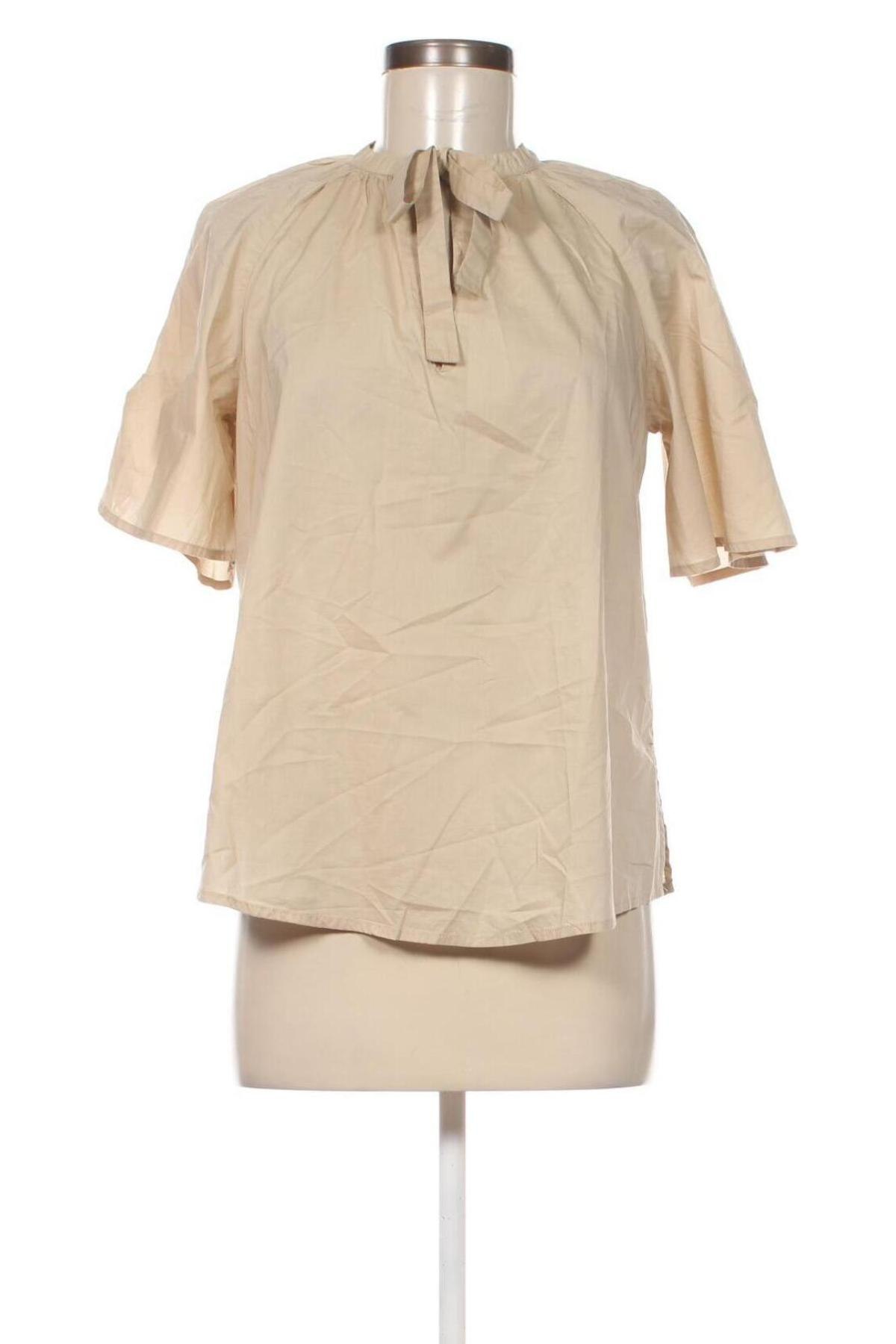 Дамска блуза United Colors Of Benetton, Размер XS, Цвят Кафяв, Цена 72,00 лв.