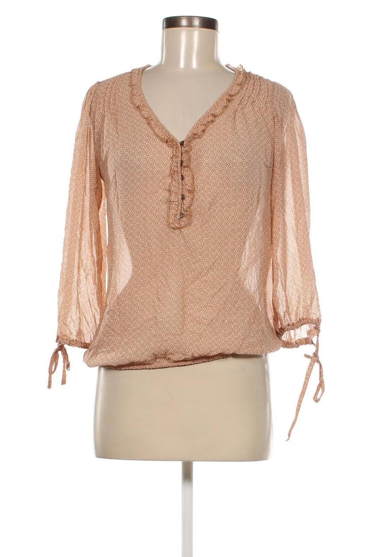 Дамска блуза Zara Trafaluc, Размер M, Цвят Кафяв, Цена 3,65 лв.