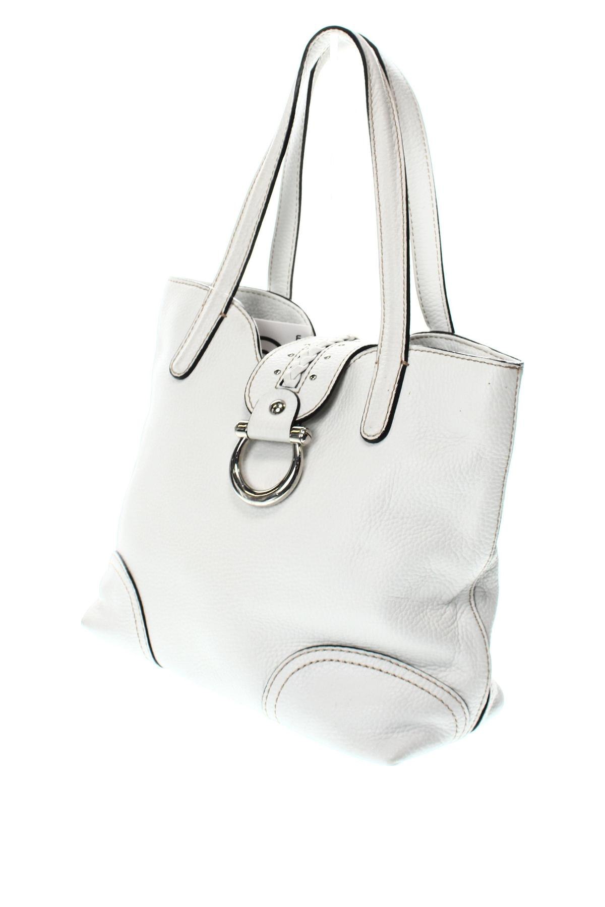 Дамска чанта Coccinelle, Цвят Бял, Цена 253,44 лв.