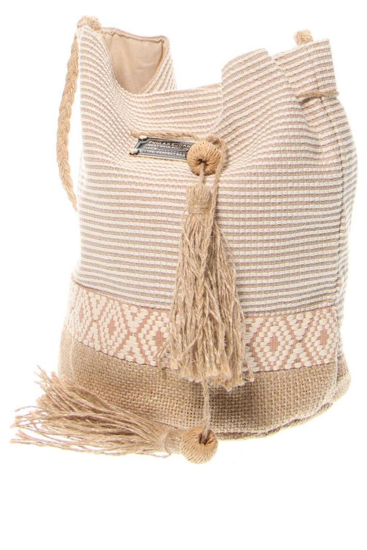 Γυναικεία τσάντα Fullah Sugah, Χρώμα  Μπέζ, Τιμή 27,22 €