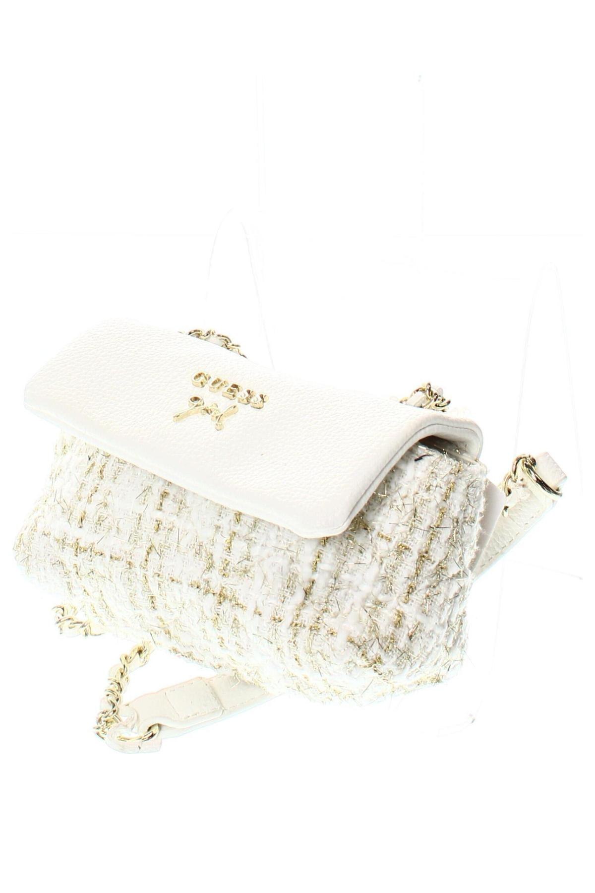 Γυναικεία τσάντα Guess, Χρώμα Λευκό, Τιμή 70,56 €