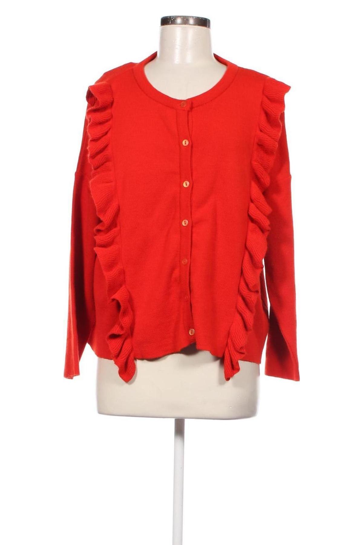 Damen Strickjacke ASOS, Größe L, Farbe Rot, Preis 12,11 €