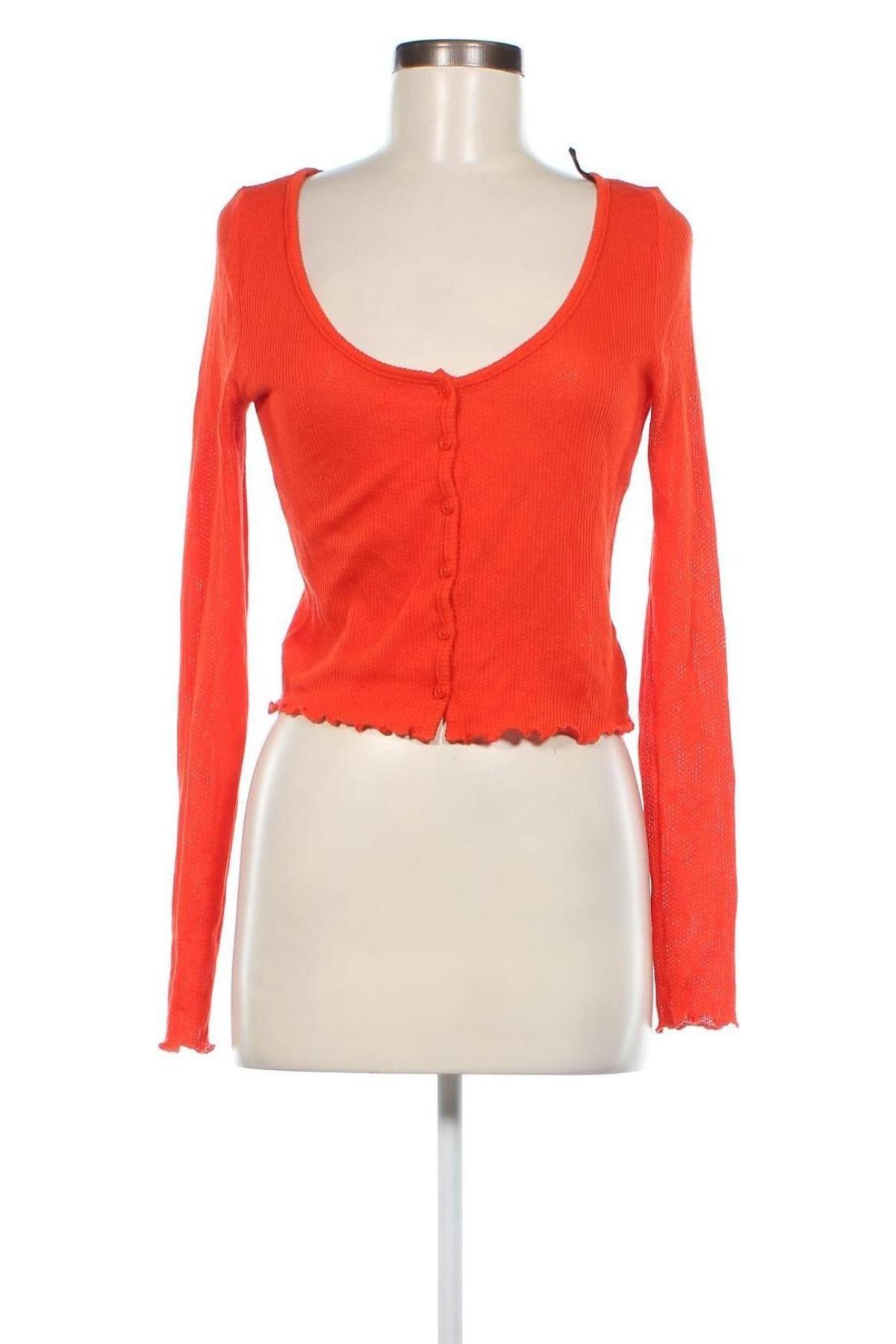 Damen Strickjacke H&M Divided, Größe S, Farbe Orange, Preis € 2,99