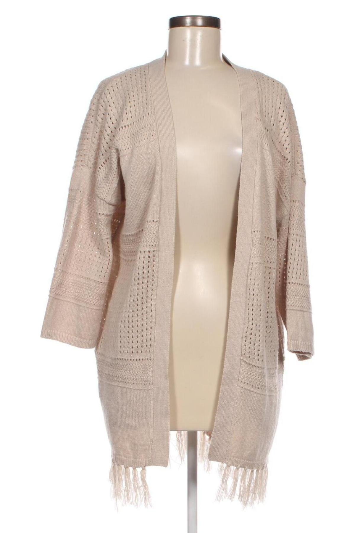 Damen Strickjacke Janina, Größe S, Farbe Beige, Preis € 6,29