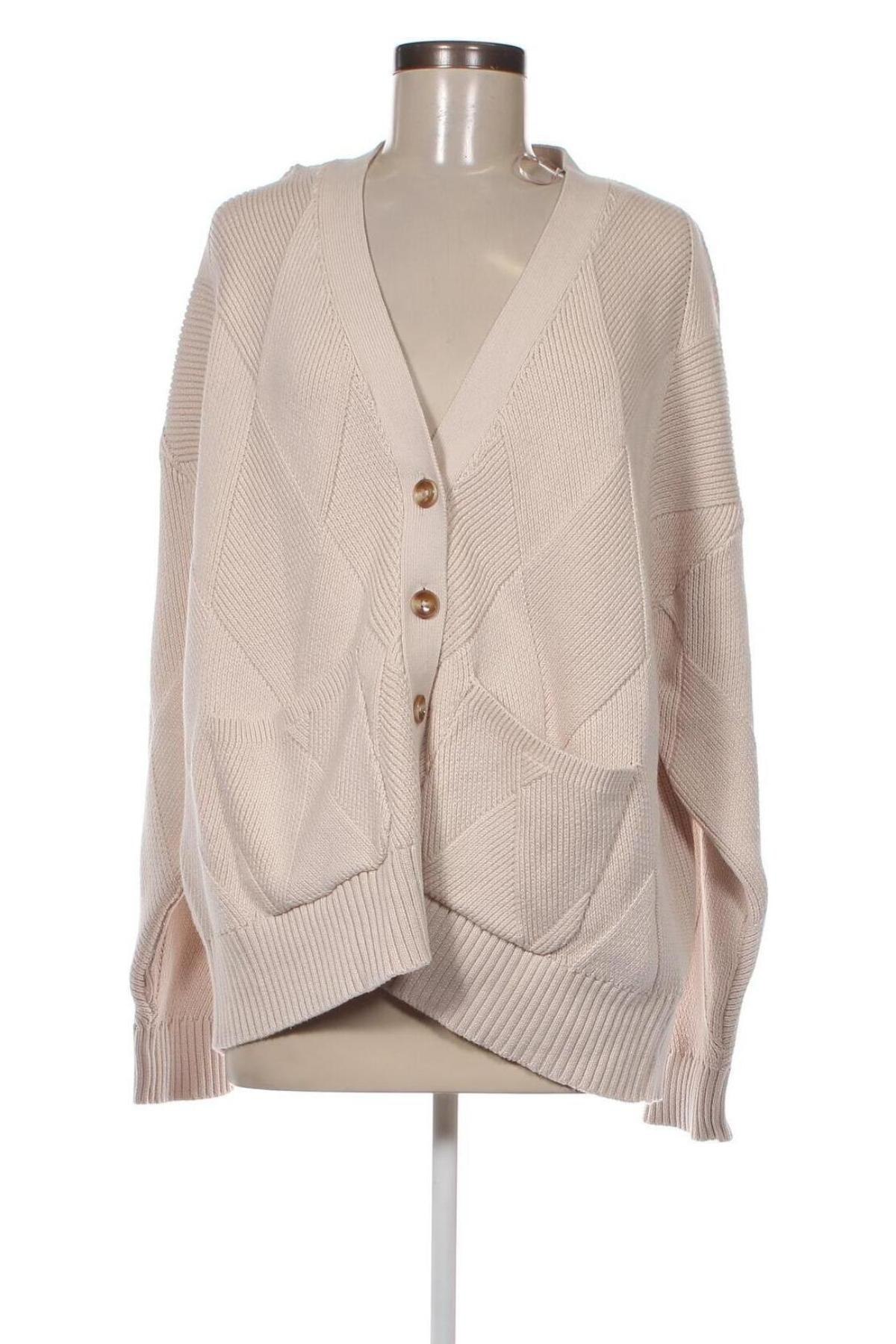 Damen Strickjacke Marks & Spencer, Größe XL, Farbe Beige, Preis 27,84 €