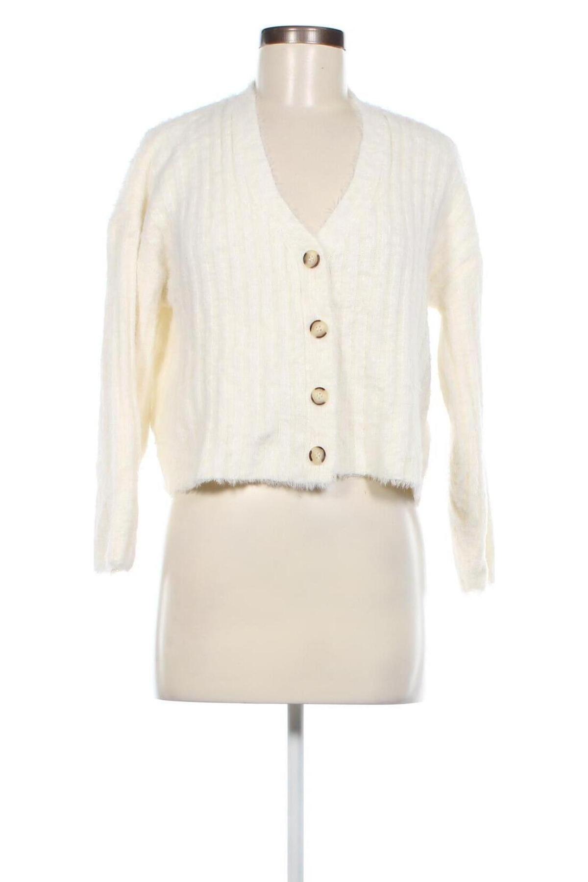 Cardigan de damă New Look, Mărime S, Culoare Ecru, Preț 95,39 Lei