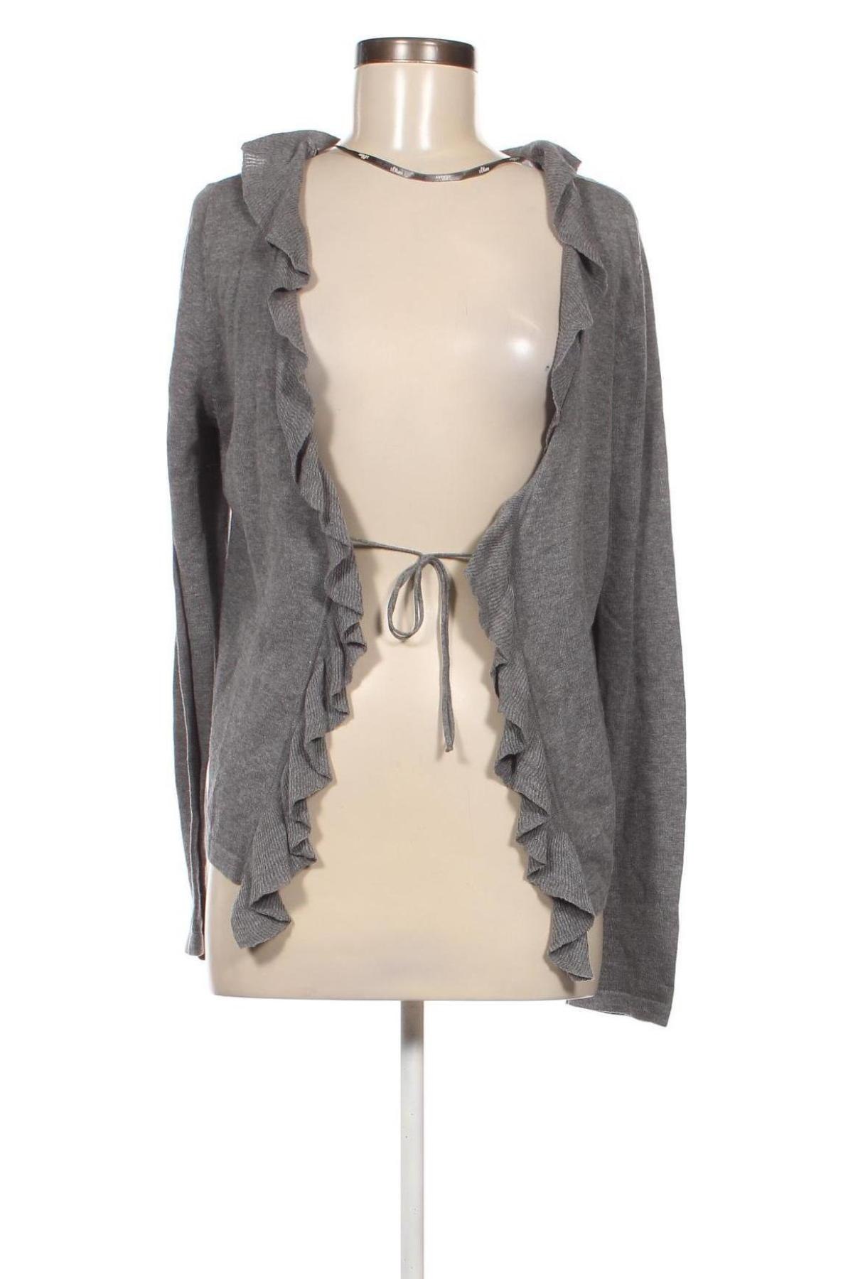 Cardigan de damă S.Oliver, Mărime M, Culoare Gri, Preț 95,39 Lei