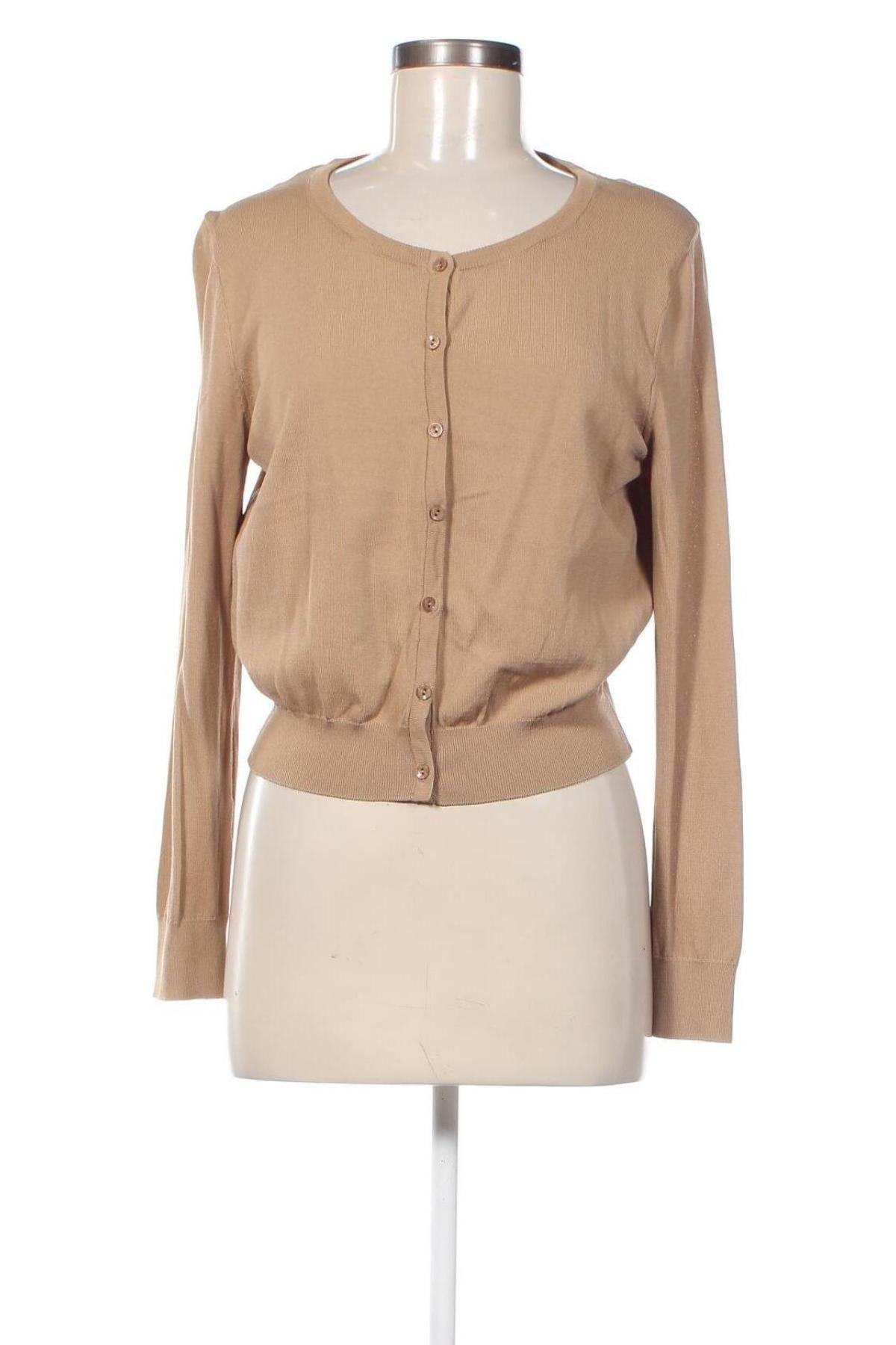 Damen Strickjacke Zara Knitwear, Größe L, Farbe Braun, Preis 6,26 €