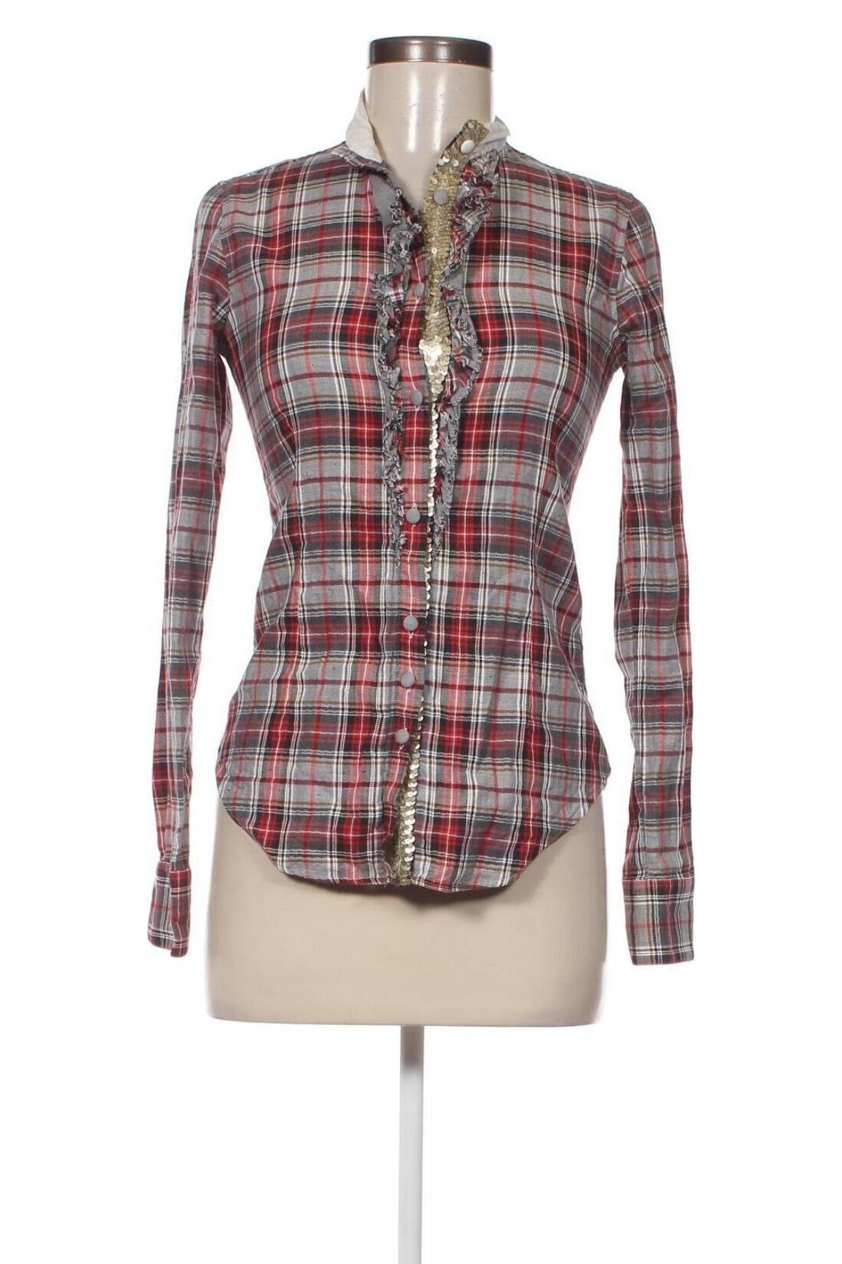 Γυναικείο πουκάμισο Aglini, Μέγεθος S, Χρώμα Πολύχρωμο, Τιμή 5,01 €