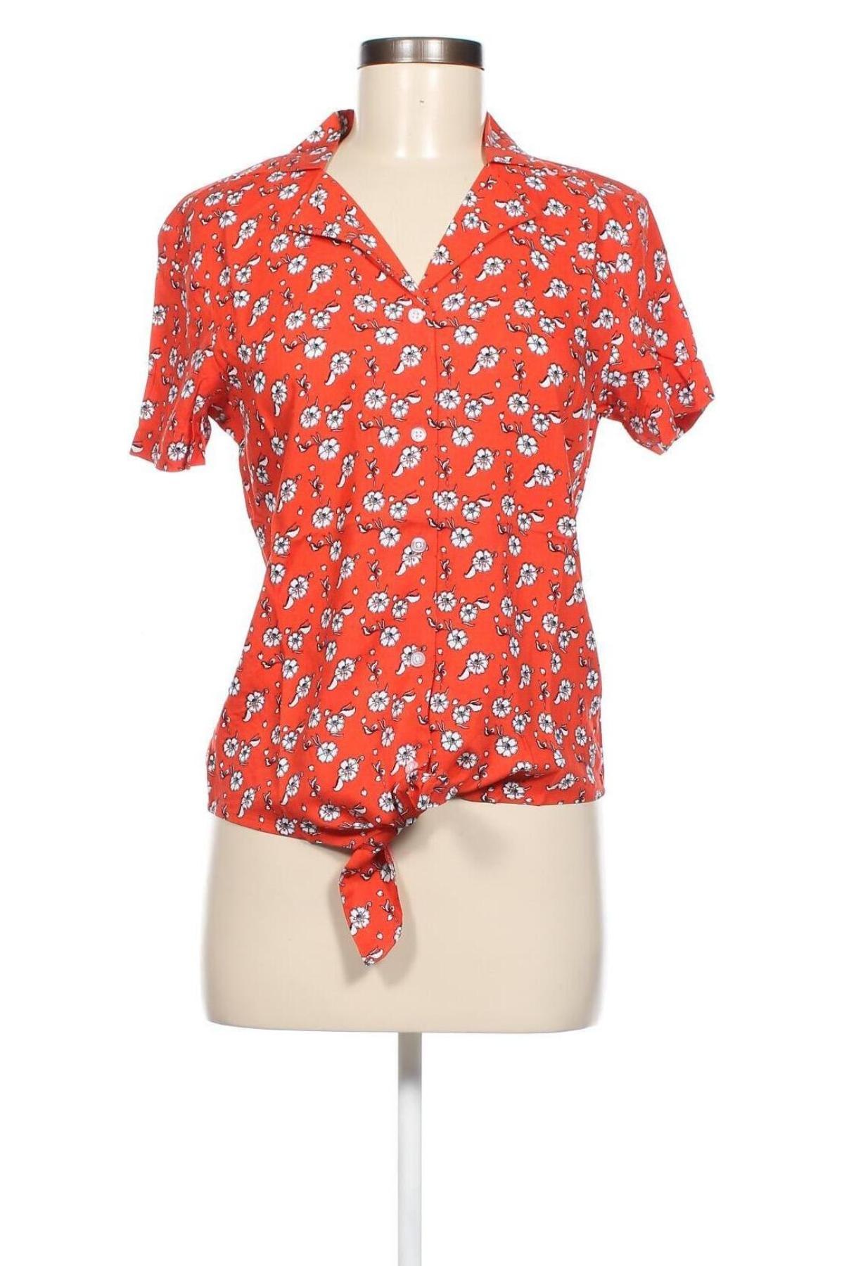 Γυναικείο πουκάμισο Ajc, Μέγεθος XS, Χρώμα Κόκκινο, Τιμή 8,25 €