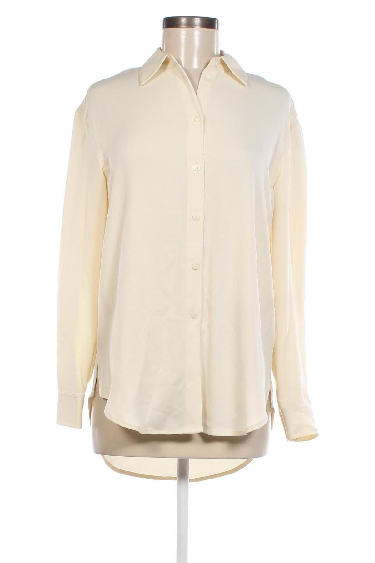 Γυναικείο πουκάμισο Calvin Klein, Μέγεθος XS, Χρώμα Εκρού, Τιμή 39,38 €