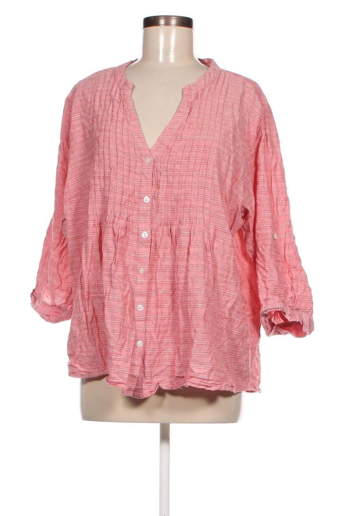 Dámská košile  Cotton Traders, Velikost 3XL, Barva Růžová, Cena  303,00 Kč