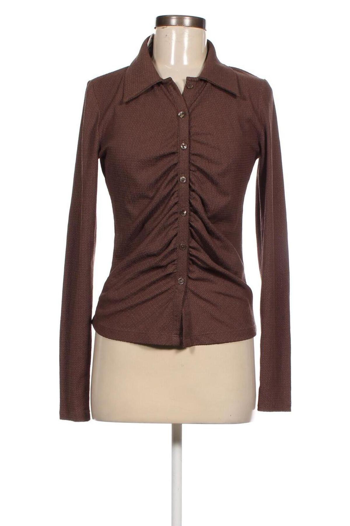 Γυναικείο πουκάμισο Cubus, Μέγεθος S, Χρώμα Καφέ, Τιμή 2,05 €