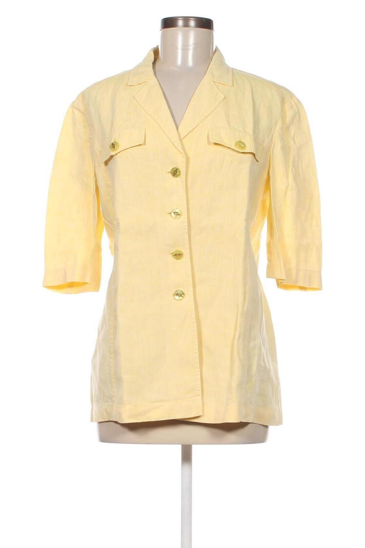 Дамска риза Escada, Размер M, Цвят Жълт, Цена 96,00 лв.