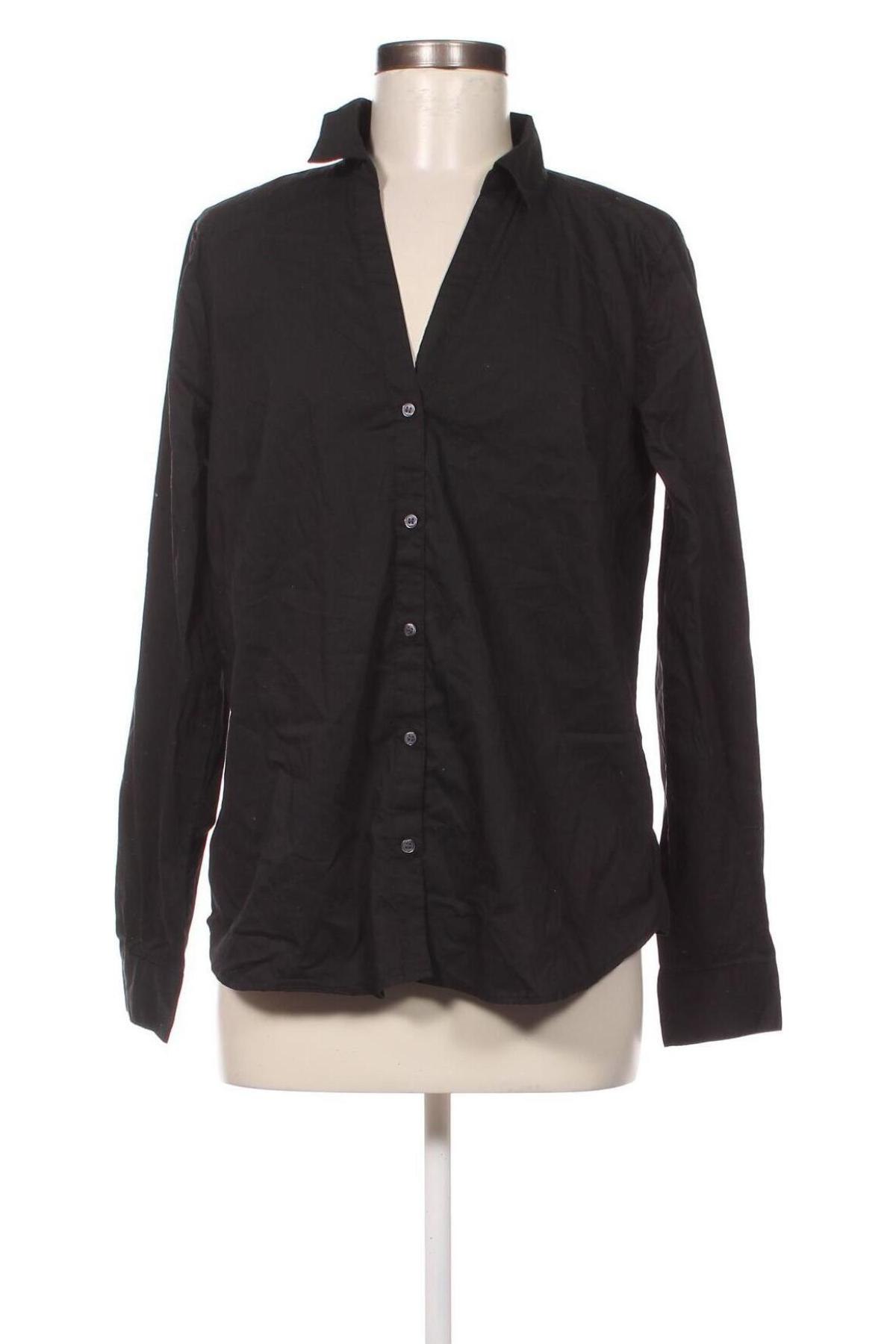 Дамска риза H&M, Размер XL, Цвят Черен, Цена 25,00 лв.