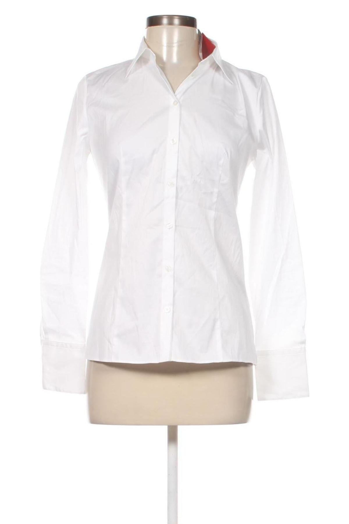 Дамска риза Hugo Boss, Размер S, Цвят Бял, Цена 222,00 лв.