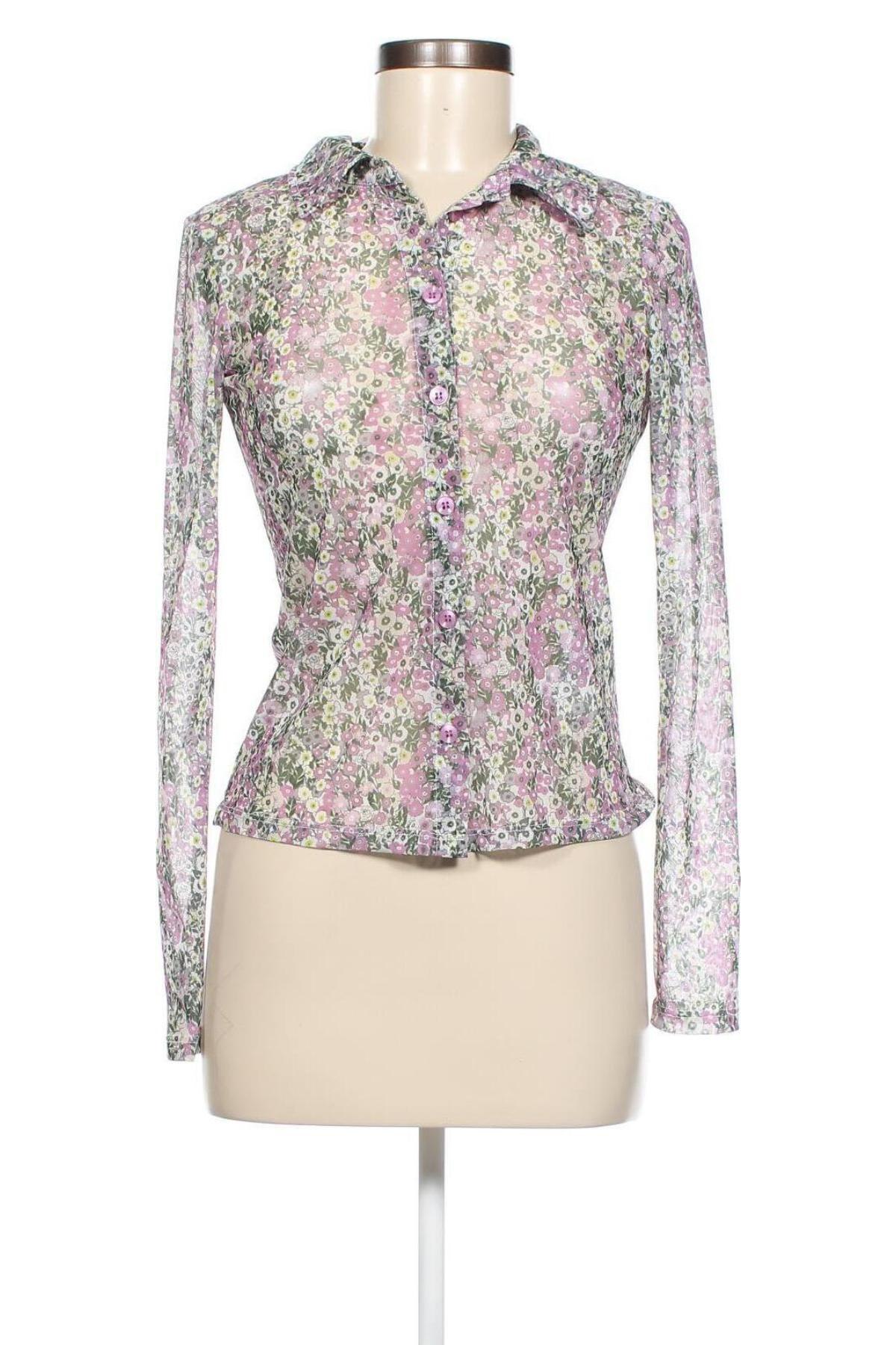 Γυναικείο πουκάμισο NA-KD, Μέγεθος XS, Χρώμα Πολύχρωμο, Τιμή 5,57 €
