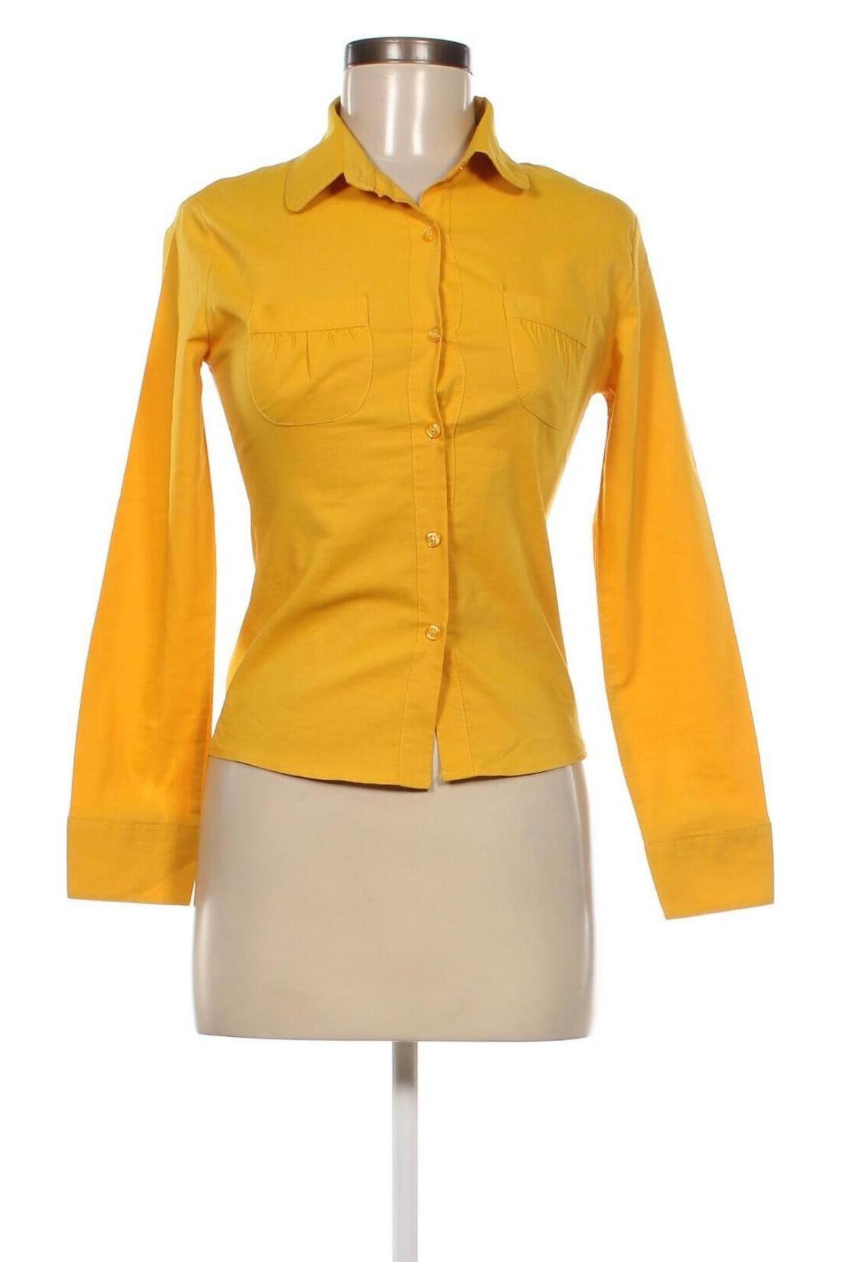 Γυναικείο πουκάμισο Tina R, Μέγεθος XS, Χρώμα Κίτρινο, Τιμή 3,79 €