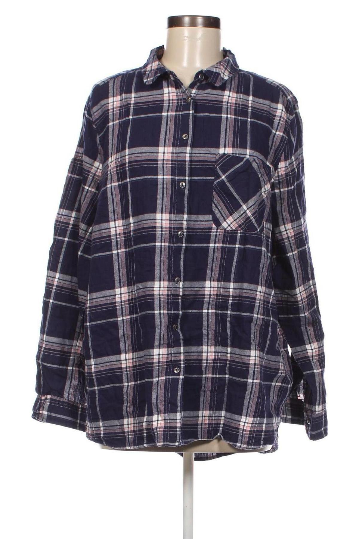 Γυναικείο πουκάμισο Yessica, Μέγεθος XL, Χρώμα Μπλέ, Τιμή 4,79 €