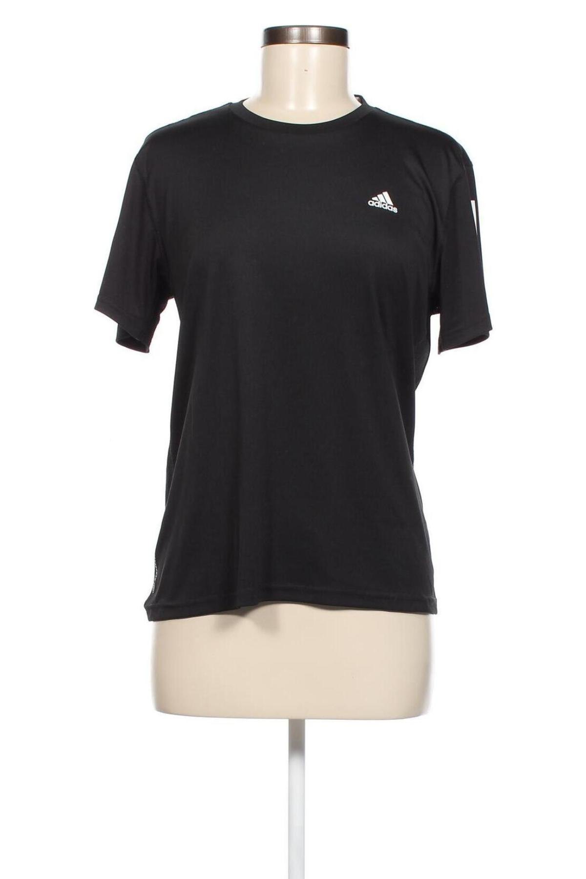 Дамска тениска Adidas, Размер M, Цвят Черен, Цена 40,00 лв.