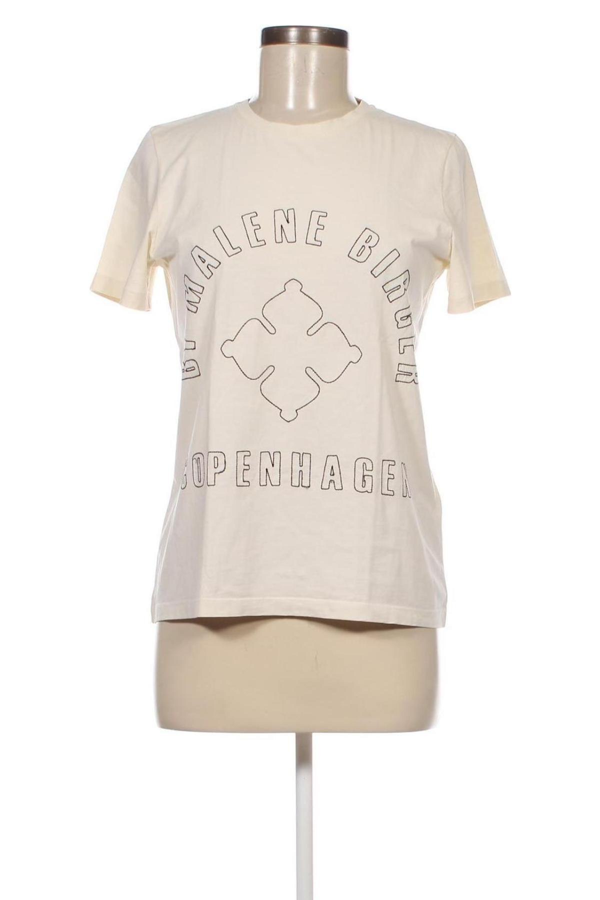 Дамска тениска By Malene Birger, Размер S, Цвят Екрю, Цена 49,00 лв.